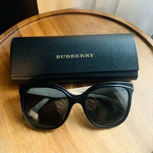 Burberry BE4270 Cat Eye Sunglasses with BURBERRY LONDON Print